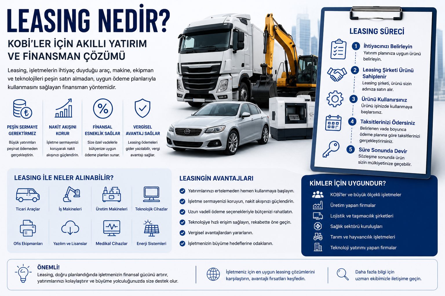 Leasing Nedir? KOBİ’ler İçin Avantajları